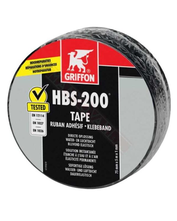 GRIFFON HBS-200 NASTRO PER RIPARAZIONI ELASTICO IMPERMEABILE ALL'ARIA