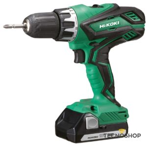 HIKOKI TRAPANO AVVITATORE IN VALIGIA 18V 1,5A CON 2 BATTERIE