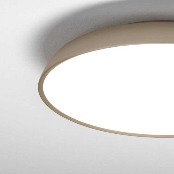 VIVIDA PLAFONE LED "PINCO" DIMMERABILE 40W 3000K/4000K D.45cm SABBIA - immagine 2