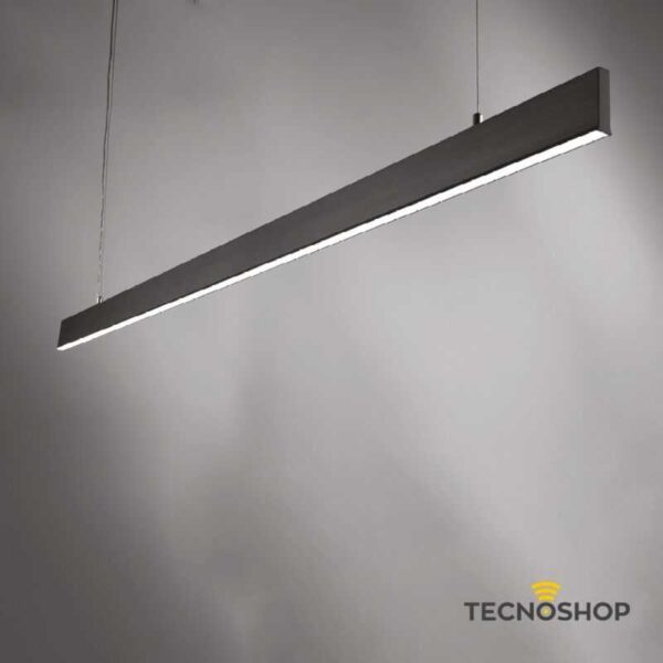 VIVIDA SOSPENSIONE "SEGMENTO" 30W+10W 2700K-3000K-4000K 125cm BRONZO - immagine 2