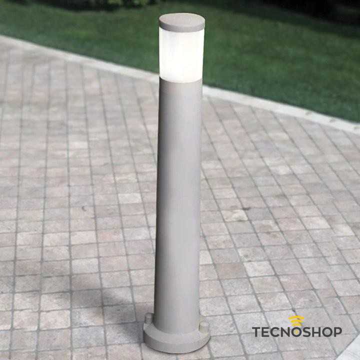 PALETTO "AMELIA 800" GRIGIO H.80cm CON ATTACCO LAMPADA E27 (INCLUSA) - immagine 2