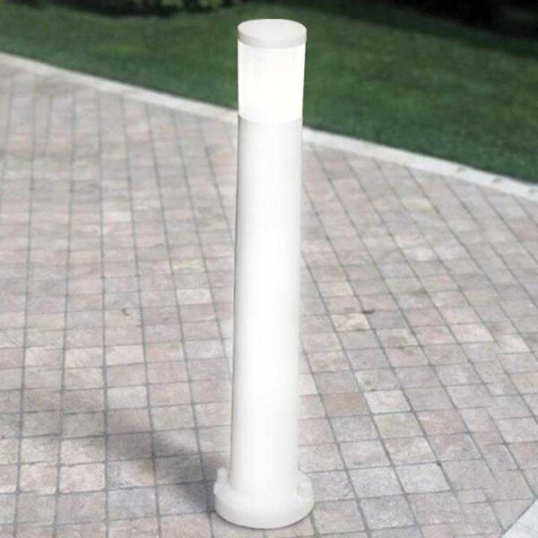 PALETTO "AMELIA 800" BIANCO H.80cm CON ATTACCO LAMPADA E27 (INCLUSA) - immagine 4