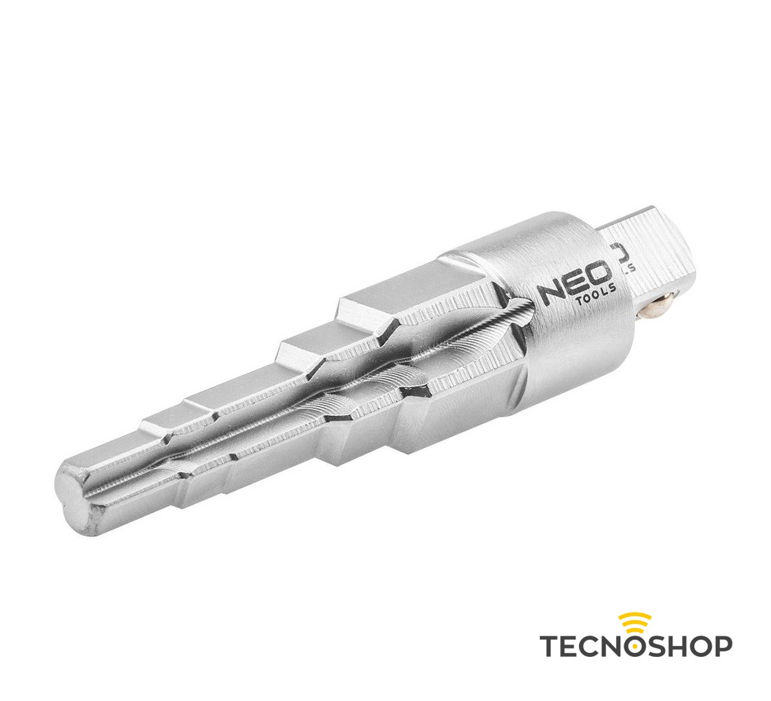 TOPEX CHIAVE A GRADINI PER CODOLI 1/2", 3/8", 15/32" CON ADATTATORE 1/2" - immagine 2