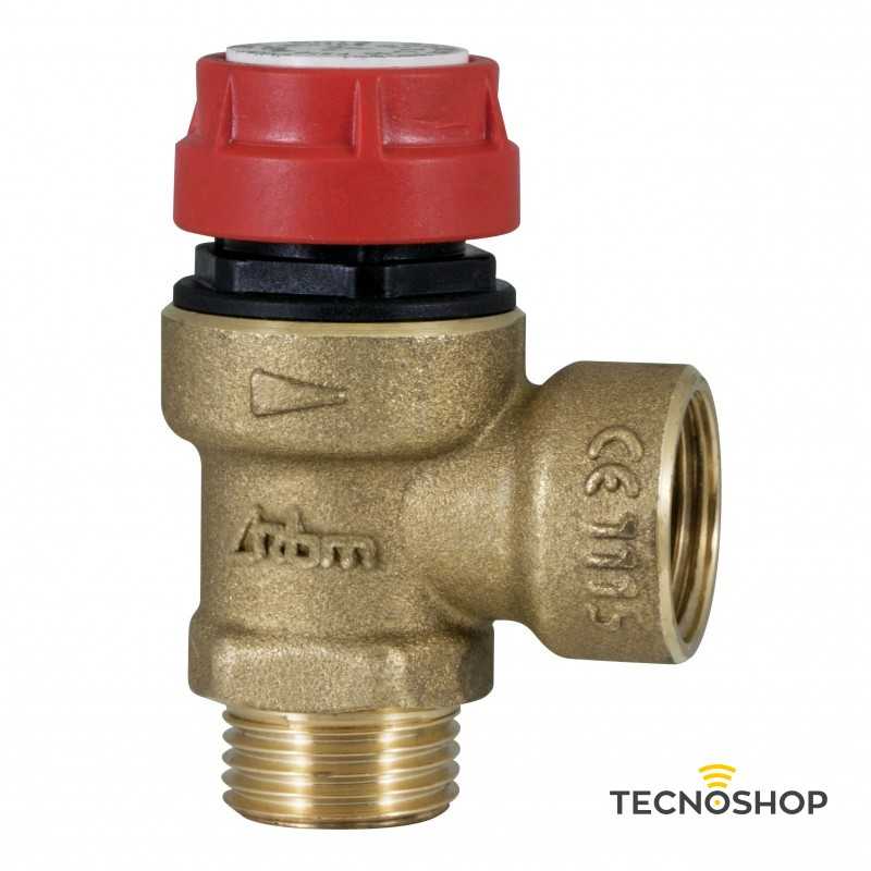 RBM VALVOLA DI SICUREZZA 7 BAR DA 1/2'' M x 3/4" F