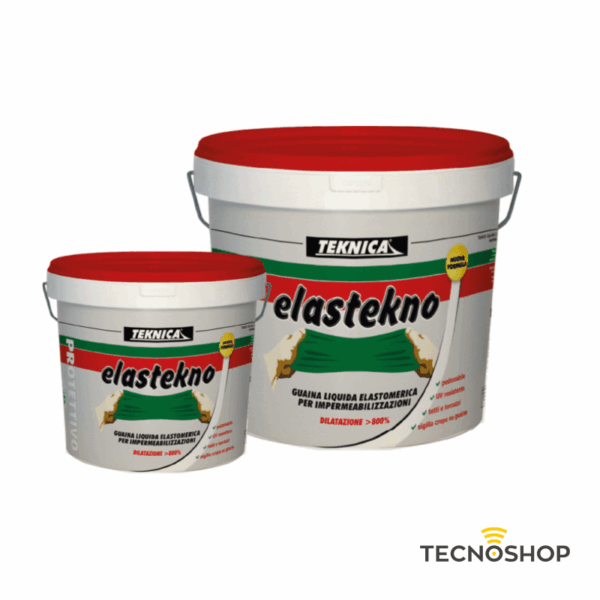 TEKNICA GUAINA LIQUIDA FIBRORINFORZATA "ELASTEKNO" GRIGIA LT.13 - immagine 2