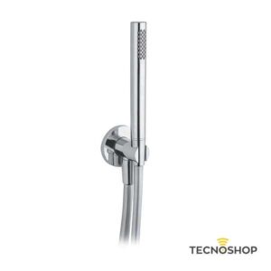 GABOLI KIT SOFFIONE DOCCIA CROMATO CON SUPPORTO E FLESSIBILE PVC 150cm