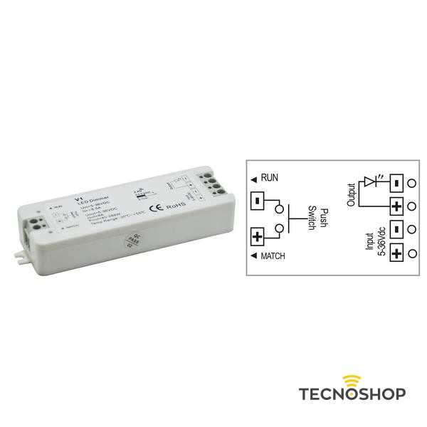 RICEVITORE DIMMER MONOCOLORE A 1 CANALE 12/24 V - immagine 2