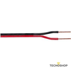CAVO AMPLIFICAZIONE ROSSO/NERO 2x0.75MM