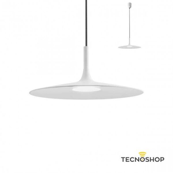 REDO SOSPENSIONE "KAI" 7W 3000K 714LM D.34cm BIANCO OPACO - immagine 3