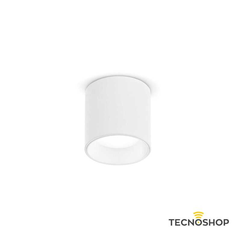 IDEAL LUX PLAFONE "DOT" CILINDRICO 4W 3000K BIANCO OPACO