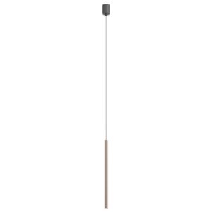 REDO SOSPENSIONE LED KANJI 6,2W 495LM 24° 3000K 55cm SILVER COFFEE
