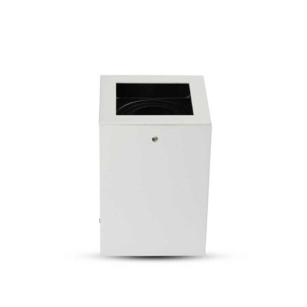 CUBO A SOFFITTO 1xGU10 IN ALLUMINIO BIANCO - immagine 2