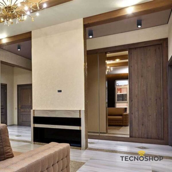 CUBO A SOFFITTO 1xGU10 IN ALLUMINIO NERO - immagine 7