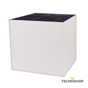 LIFE APPLIQUE LED CON PANNELLO SOLARE E SENSORE 5W 3000K BIANCO