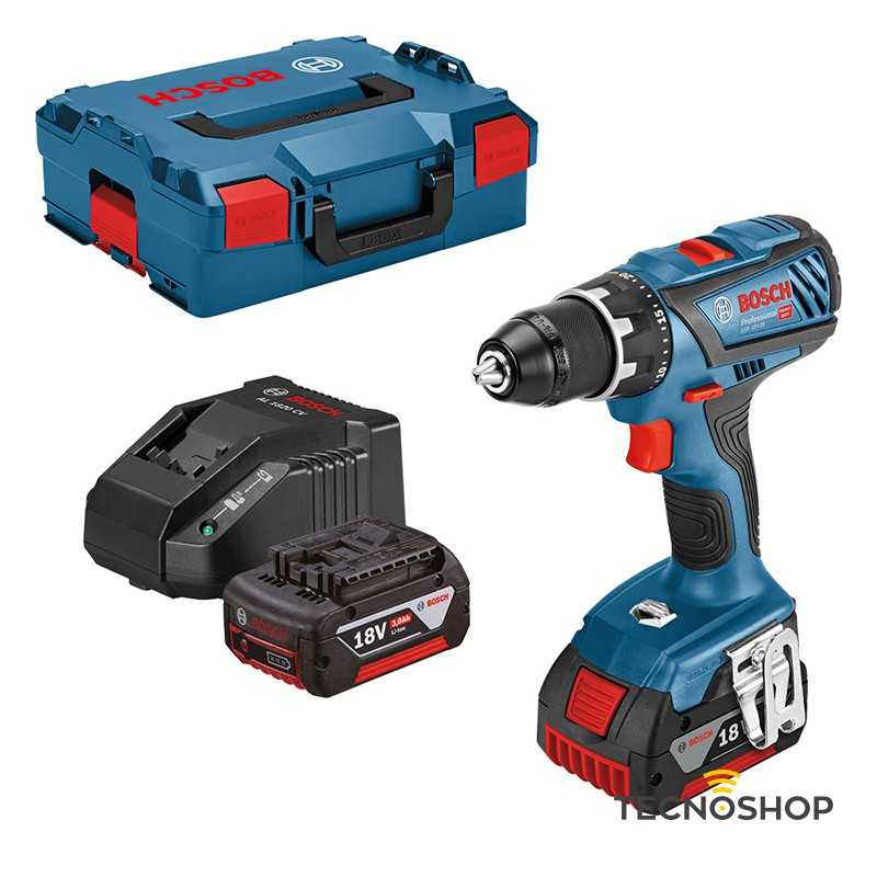 BOSCH AVVITATORE IN VALIGETTA "GSB 18V-28" + 2 BATTERIE 3Ah + CARICABATTERIE