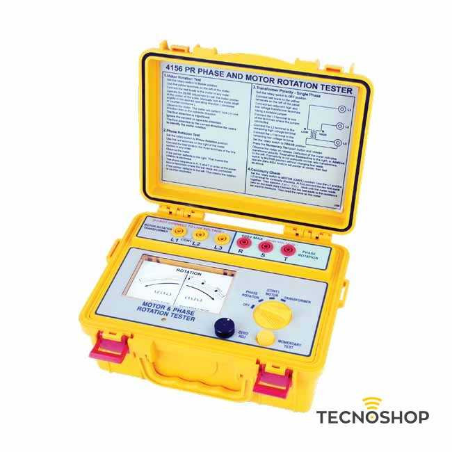 TESTER "4156PR" PER CONTROLLO FASE E ROTAZIONE DEL MOTORE