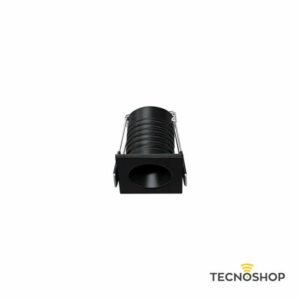 BENEITO INCASSO LED RETRATTO QUADRATO "PULSAR" 3,5W 3000K NERO