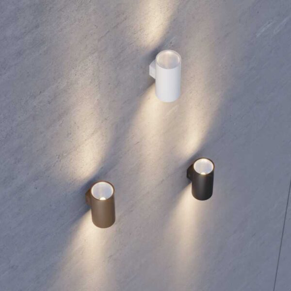 BENEITO APPLIQUE "SUNSET" ROUND 16W TRICOLOR IN POLICARBONATO CORTEN - immagine 3