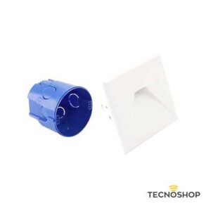 FAI SEGNAPASSO QUADRATO BIANCO CON FASCIO TRAPEZIO 3W 38° TRICOLOR