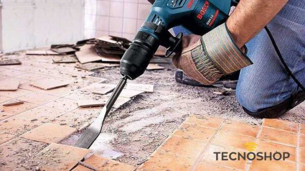 BOSCH MARTELLO DEMOLITORE GSH 3 E SDS-PLUS 650W 3,7KG - immagine 5