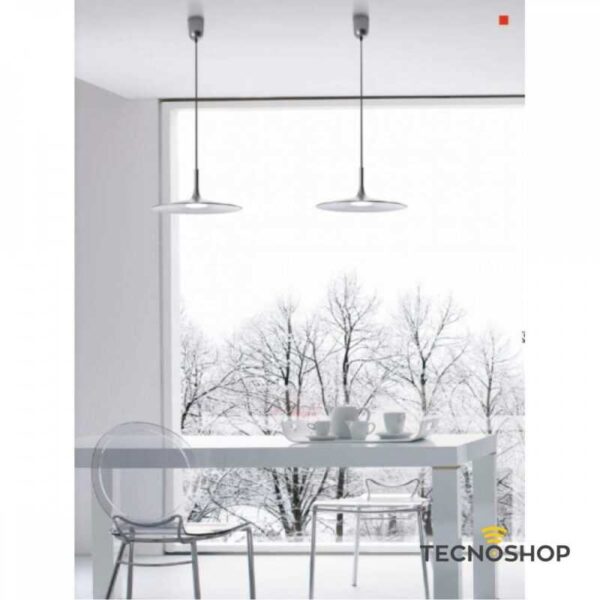 REDO SOSPENSIONE "KAI" 7W 3000K 714LM D.34cm BIANCO OPACO - immagine 4