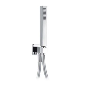 GABOLI KIT SOFFIONE DOCCIA CON SUPPORTO E FLESSIBILE DA 150 cm