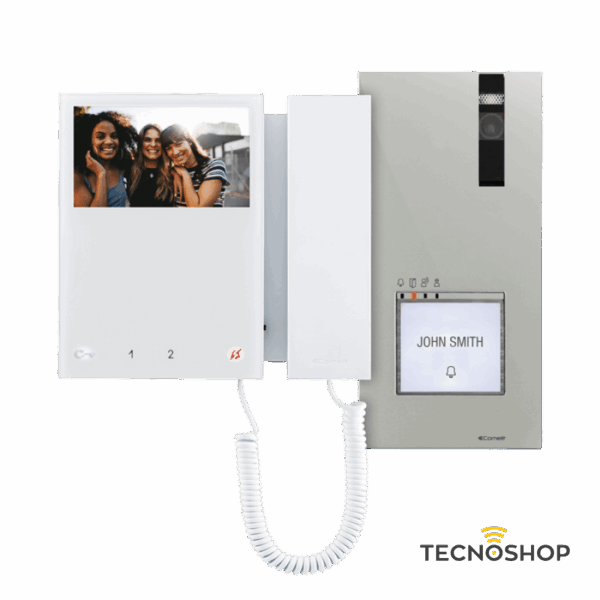 COMELIT KIT VIDEOCITOFONICO MONOFAMILIARE QUADRA E MINI SIMPLEBUS
