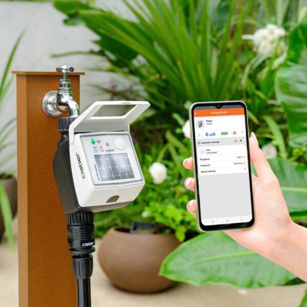 CLABER COMPUTER DIGITALE CON PANNELLO SOLARE E BLUETOOTH A 1 VIA - immagine 2