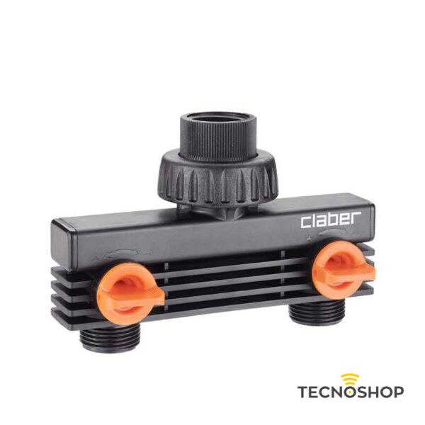 CLABER PRESA A 2 VIE 3/4" M