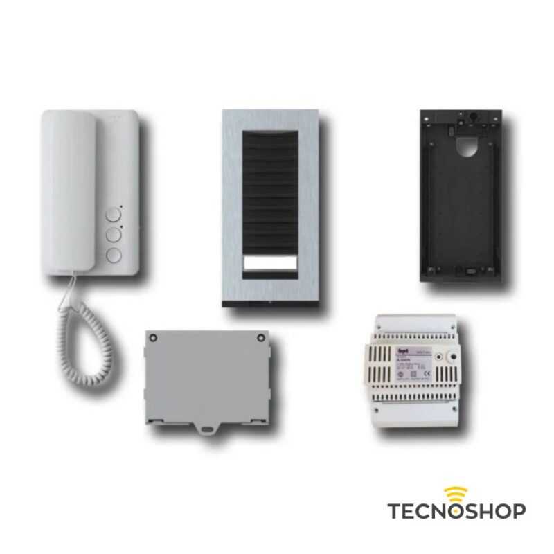 CAME KIT CITOFONICO 8K40CA-009 MONOFAMILIARE AGATA 5 FILI + TARGHA