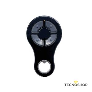 KEY TRASMETTITORE 4 CANALI ROLLING CODE NERO (LED AMBRA)