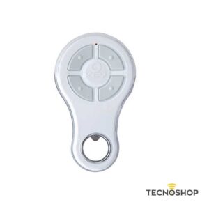 KEY TRASMETTITORE 4 CANALI ROLLING CODE BIANCO (LED AMBRA)