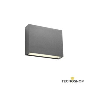 REDO APPLIQUE LED "KAMAL" 4.4W 4000K 115x91x32mm CON FINITURA GRIGIA
