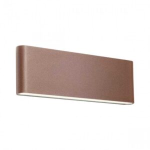 REDO APPLIQUE LED "POCKET" 24W 3000K 280mm IP54 MARRONE SCURO