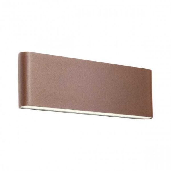 REDO APPLIQUE LED "POCKET" 24W 3000K 280mm IP54 MARRONE SCURO