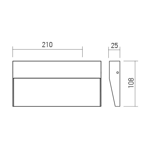 REDO SEGNAPASSO LED "LANDER" 3000K 6W IP65 BIANCO - immagine 2