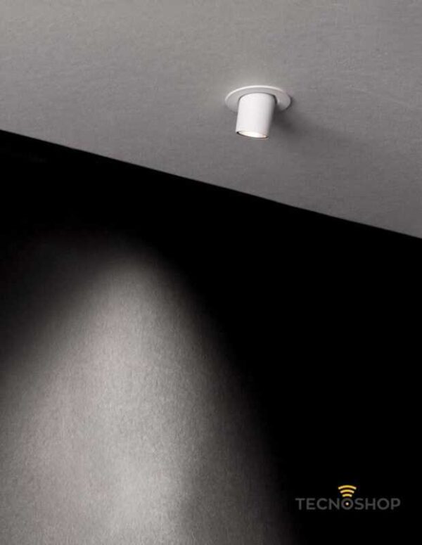 NOVALUCE FARETTO INCASSO ORIENTABILE DESERT TONDO 3W 3000K BIANCO - immagine 2