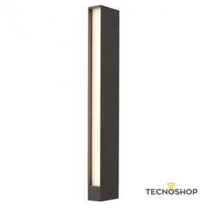 REDO PALETTO LED "TWIN" BIEMISSIONE H=60cm 17W 3000K GRIGIO