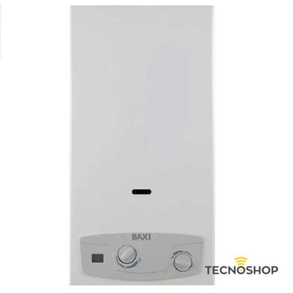 BAXI SCALDACQUA ISTANTANEO A CAMERA APERTA 14LT METANO