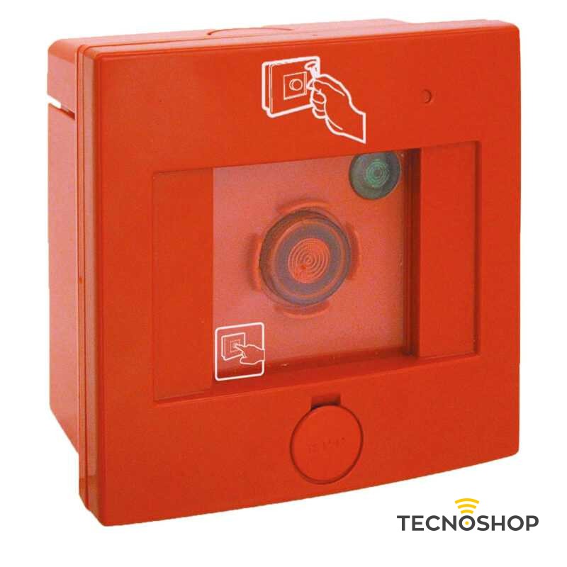 AVE QUADRETTO EMERGENZA PE08 IP66 CON ROTTURA VETRO