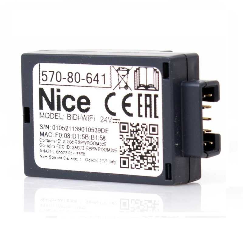 NICE "BIDI-WIFI " INTERFACCIA DI PROGRAMMAZIONE WIFI - immagine 2