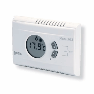 GECA TERMOSTATO DA PARETE CON DISPLAY "NOTA 503" BIANCO