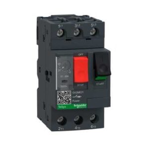 SCHNEIDER INTERRUTTORE AUTOMATICO MAGNETOTERMICO "GV2ME" 3P CON REGOLAZIONE 17-23 A