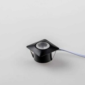 INTEC INCASSO LED "ASSO" QUADRATO 1W 4000K D.32mm NERO