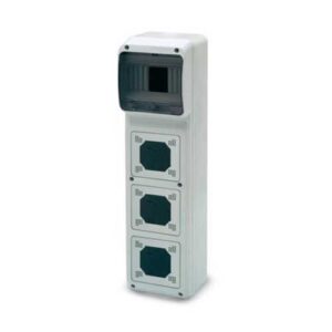 QUADRO VUOTO PER 3 PRESE CEE FISSE AD INCASSO IP65