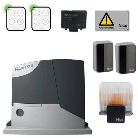 NICE KIT MOTORE SCORREVOLE "ROBUS400" 24V PER CANCELLI FINO A 400KG - immagine 2