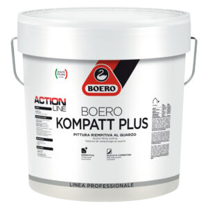 BOERO KOMPATT PLUS PITTURA BIANCA RIEMPITIVA AL QUARZO DA 12 LT