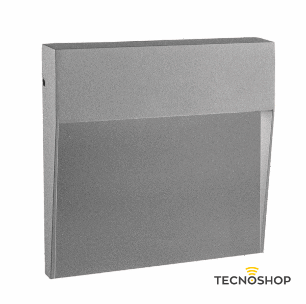 CENTURY SEGNAPASSO PASEO 4W 400LM 4000K 105X105 CM - QUADRATO GRIGIO