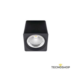CENTURY PLAFONE LED "QUBE" NERO 10W 1350LM 4000K