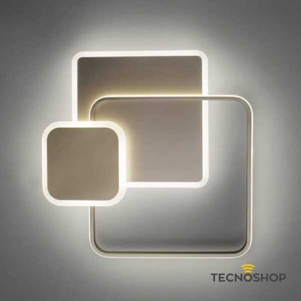 VIVIDA PLAFONIERA "DECLINE 3" 60W 3000K/4000K SABBIA - immagine 2